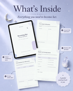 Becoming Her: The Future Self Workbook | 42-Page Digital Self-Concept & Mindset Journal