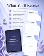 The Sunday Alignment Reset | Weekly Reflection & Intention Workbook