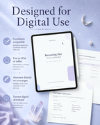 Becoming Her: The Future Self Workbook | 42-Page Digital Self-Concept & Mindset Journal
