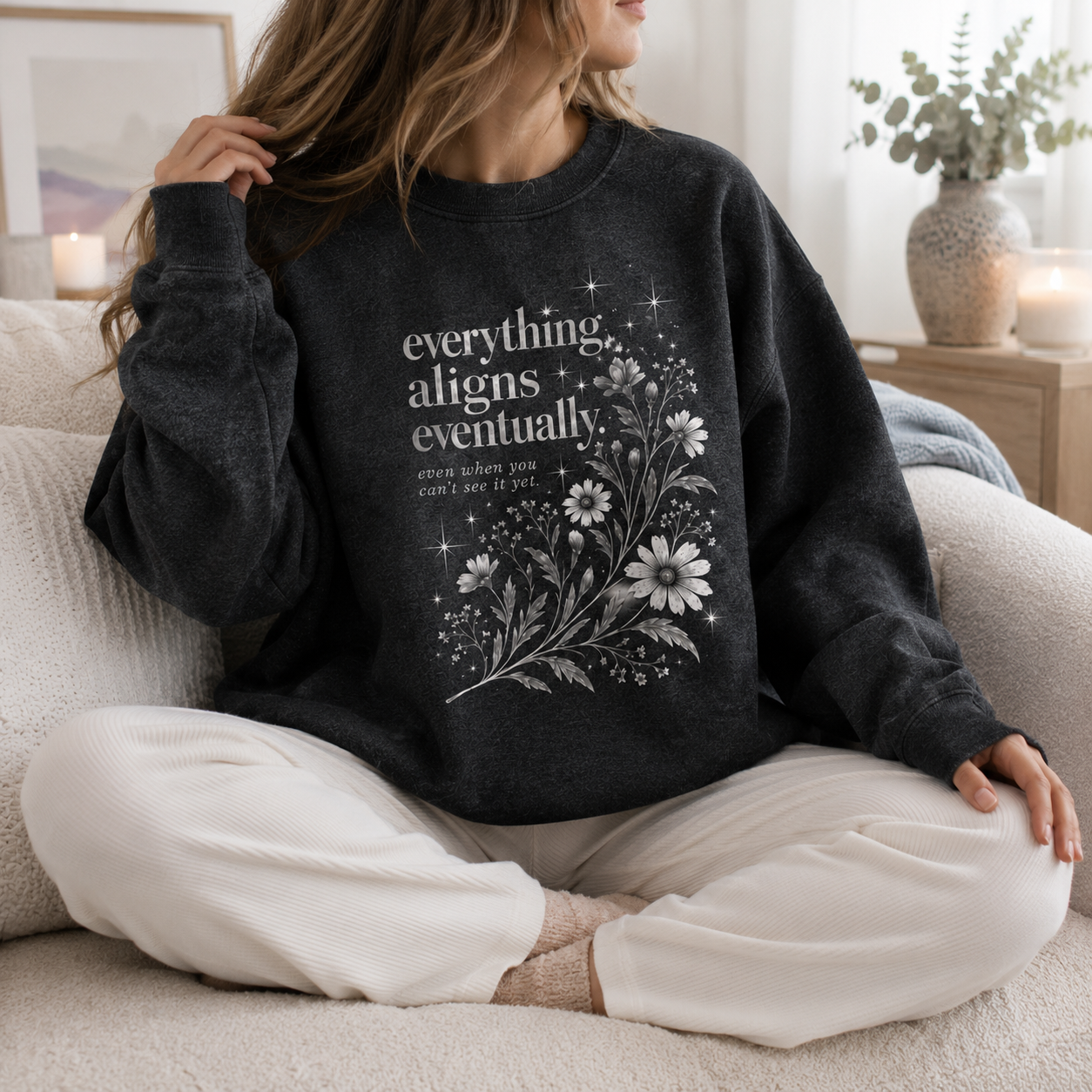 Everything Aligns Eventually Crewneck
