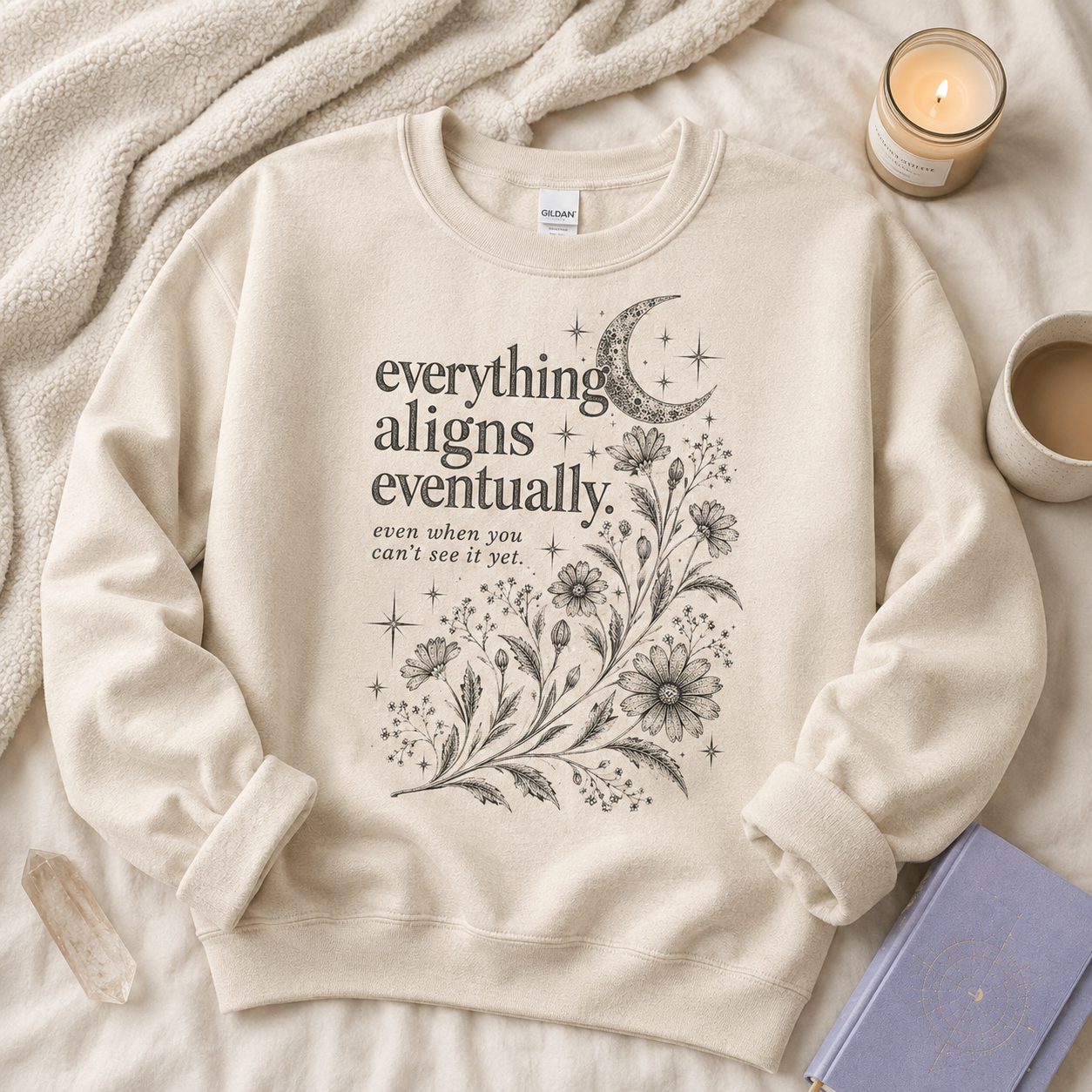 Everything Aligns Eventually Crewneck