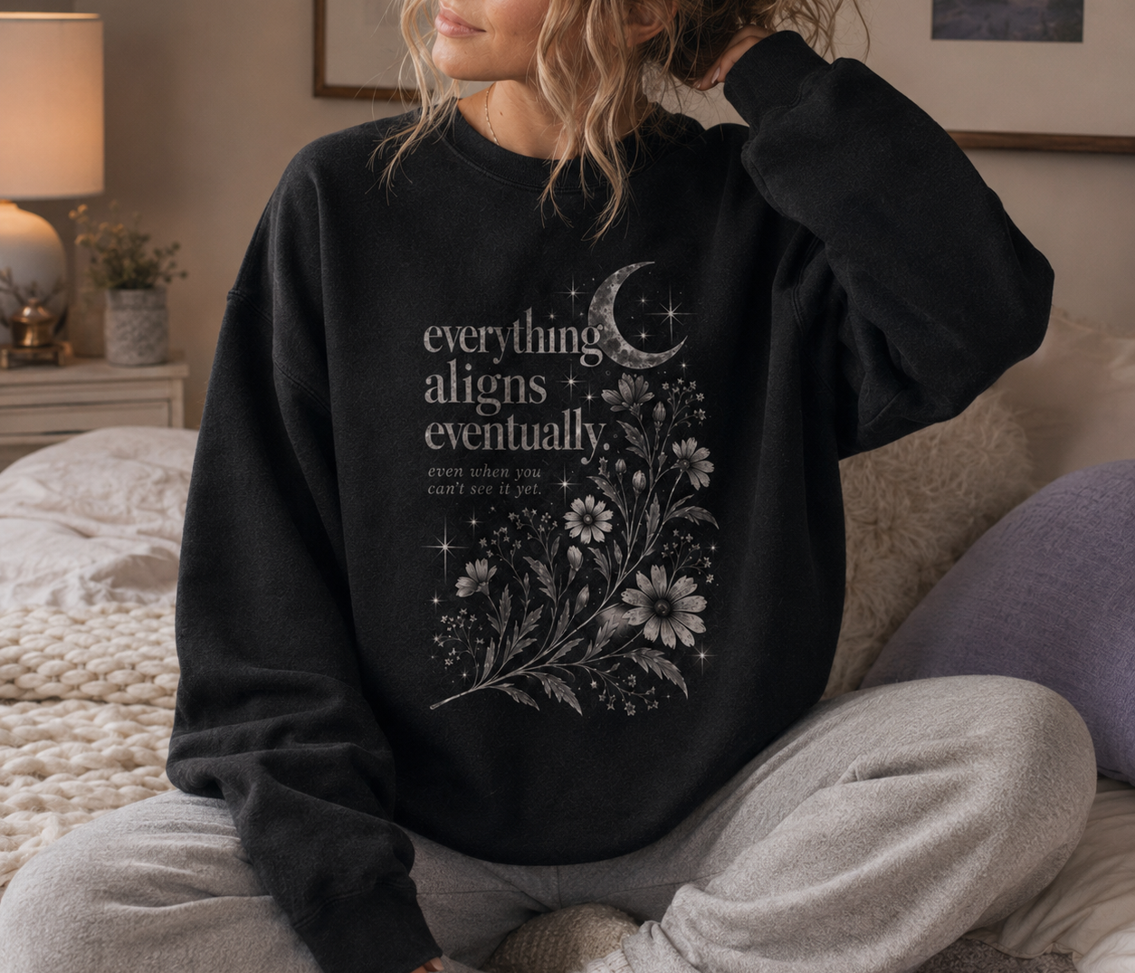 Everything Aligns Eventually Crewneck